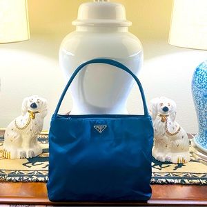 Prada Tessuto City Bag in BLUE
Nylon